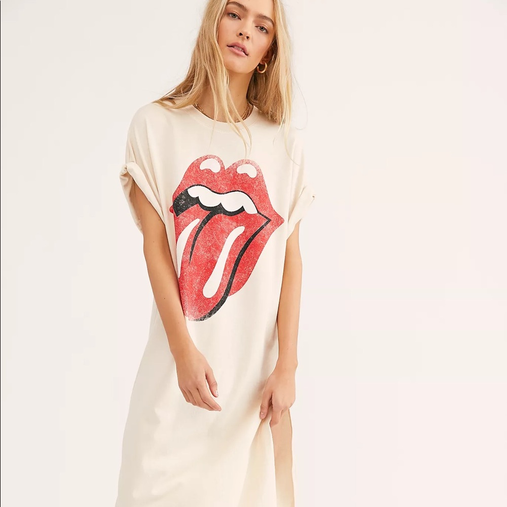 Daydreamer Free People Rolling Stones dress